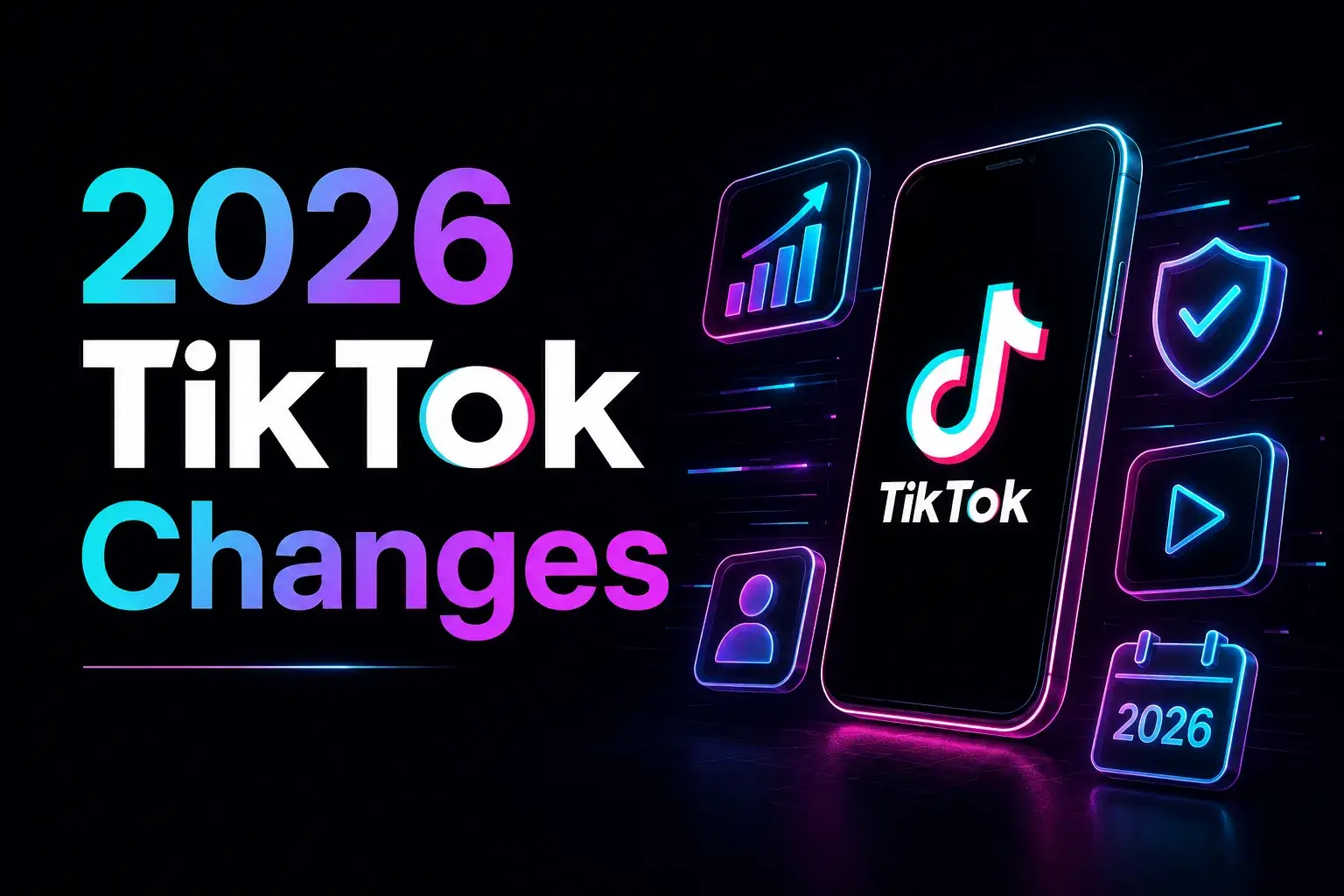 一张简洁的电商策略封面，展示 TikTok Shop 市场扩张、直播购物场景、合规检查清单和卖家运营仪表盘，并传达清晰信息：增长机会仍在开启，但合规与信任如今比以往任何时候都更加重要。