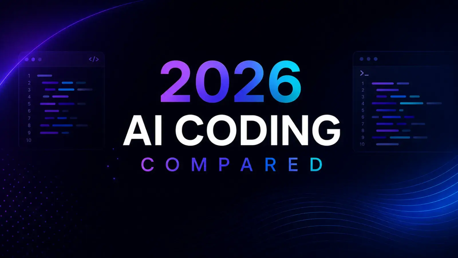 Claude Code、Cursor、GitHub Copilotの3つのシンプルなカードを配置した、クリーンな16:9のエディトリアル風カバーを使用してください。ビジュアルでは、日常的なコード補完、プロジェクトのリファクタリング、大規模コードベースの深い推論というワークフローへの適合性を強調してください。サードパーティのロゴ、透かし、QRコード、情報量の多いUIスクリーンショットは避けてください。