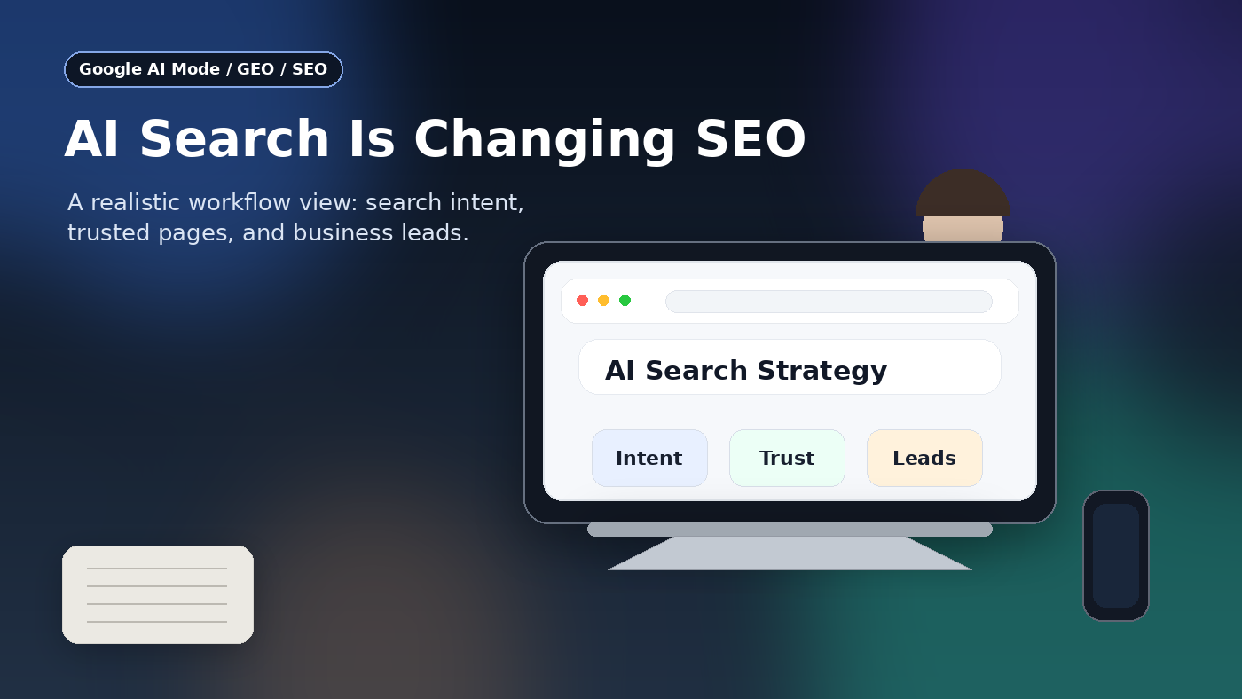 Google AI Mode SEOガイド 2026：独立系ウェブサイトがAI検索とGEOに適応する方法