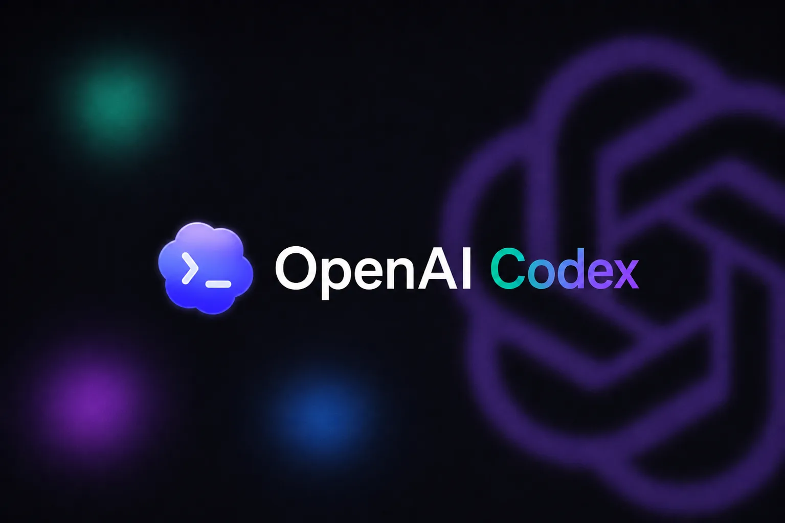 A command-center style editorial cover showing OpenAI Codex as a bridge from code automation to knowledge work automation. Include a terminal window, repository context, cloud task cards, review evidence, plugins, dashboards, reports, and apps. Use a blueprint or engineering-workbench visual style with black, cream, yellow, and green accents, distinct from generic SaaS gradients.