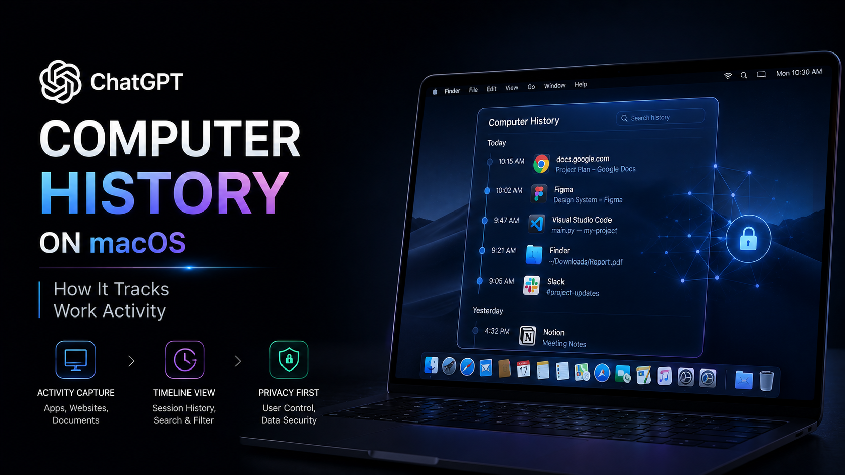 ChatGPT для macOS получил функцию истории компьютера, запоминающую вашу недавнюю работу