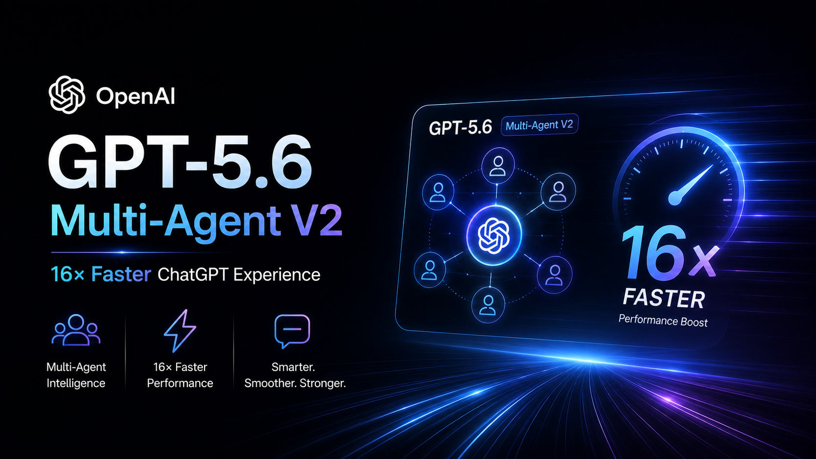 OpenAI 的 GPT-5.6 多智能体 V2 与 16 倍更快的 ChatGPT 体验
