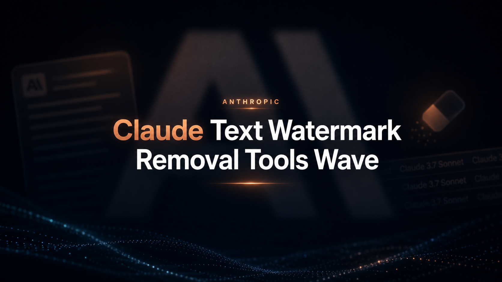 Anthropic’s Claude Text Watermark Sparks a Wave of Removal Tools